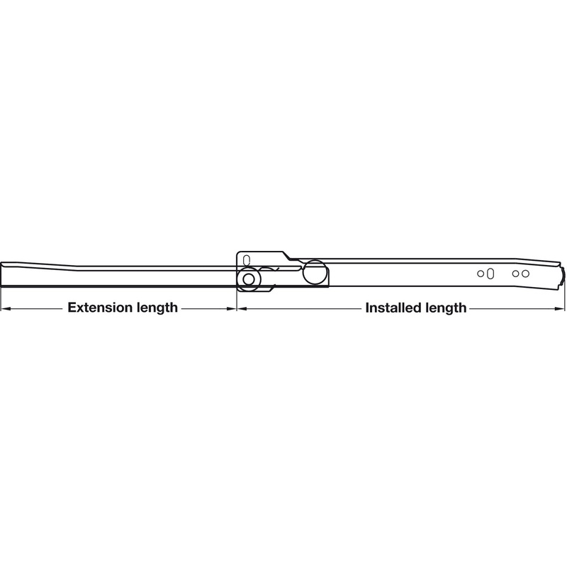 roller-drawer-runner-sgl-25kg-400mm-blk-25prclr_1 Roller Drawer Runner Sgl 25kg 400mm Blk 25prCLR