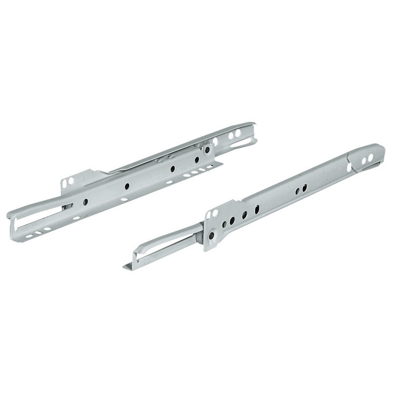 Roller Drawer Runner Sgl 25kg 600mm Silver CLR