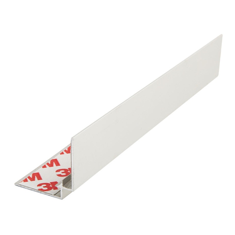 AluSplash Int Corner 610mm Alu Silver