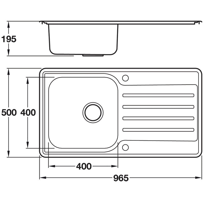 abbey-ss-965mm-1-0b-sink-rev_1 Abbey SS 965mm 1.0B Sink Rev