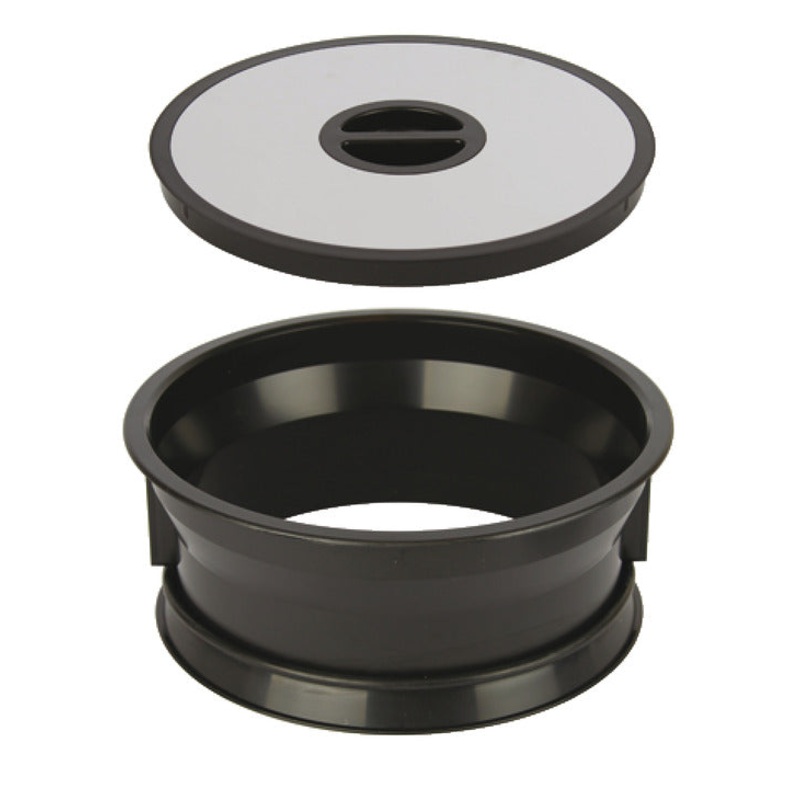 W/Top Bin Holder D276mm Pl Blk