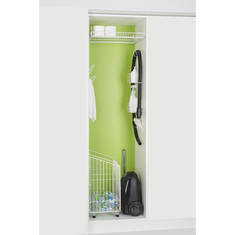 Clean Cupboard Rack 850x340x120mm White