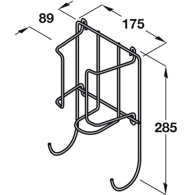 wire-holder-iron-board-285x175x89mm-chr_1 Wire Holder Iron/Board 285x175x89mm Chr