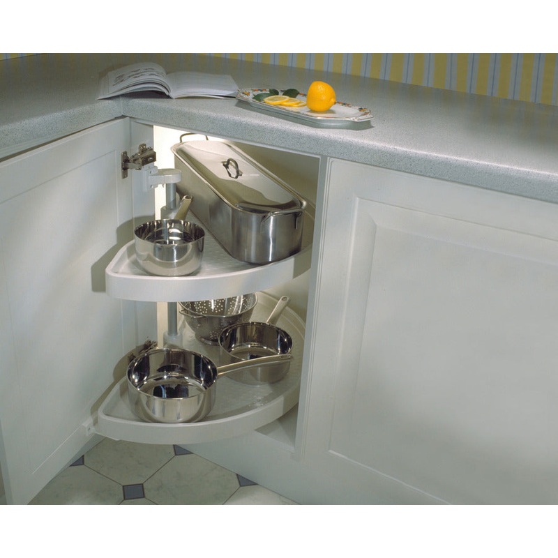 1/2 Carousel H500/D490mm Pl CrWht