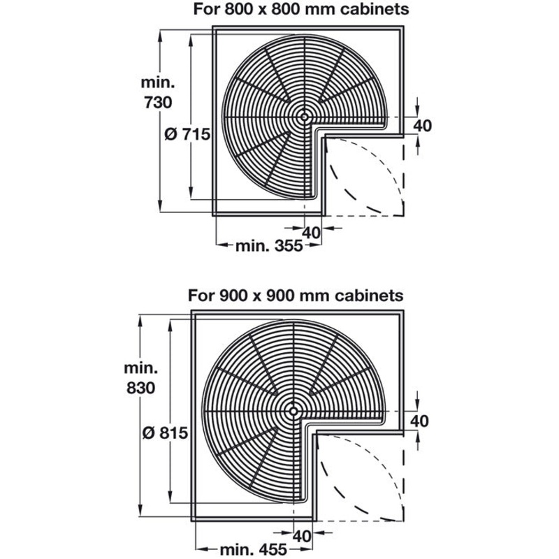 3-4-carousel-set-wire-645-790-cab-900mm_1 3/4 Carousel Set Wire 645-790 Cab 900mm