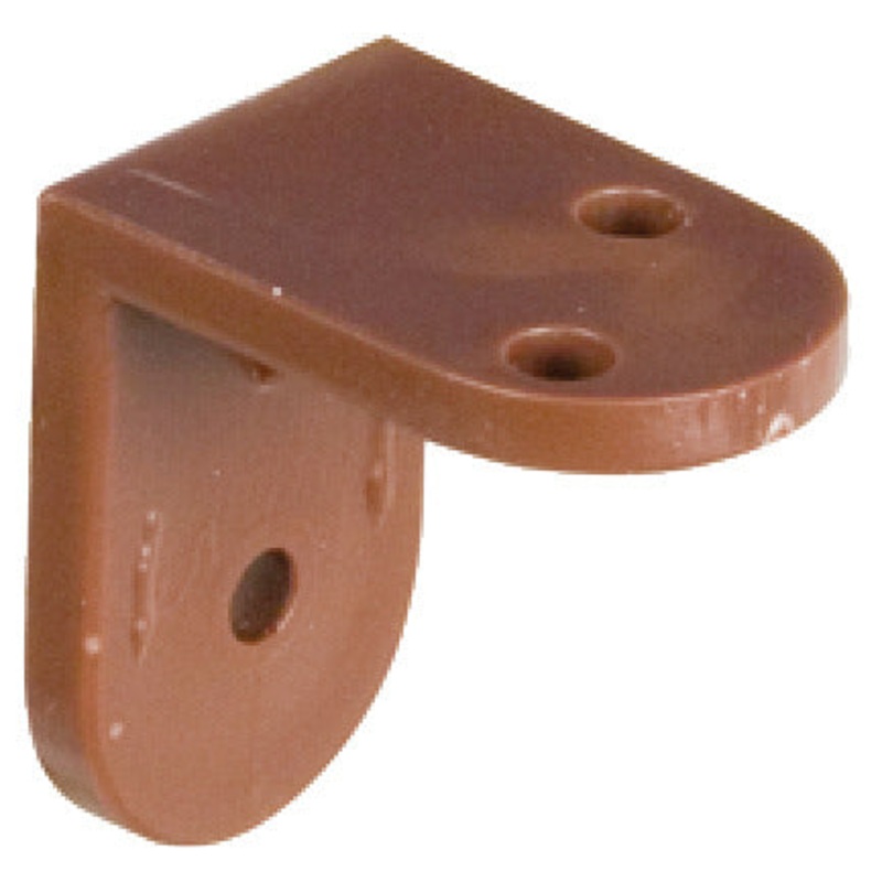 Angled Bracket 25x24x16mm Pl Brown