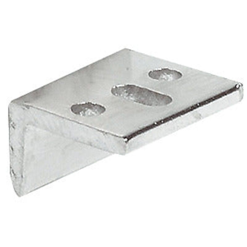 Angled Striking Plate w Slot Brass BP