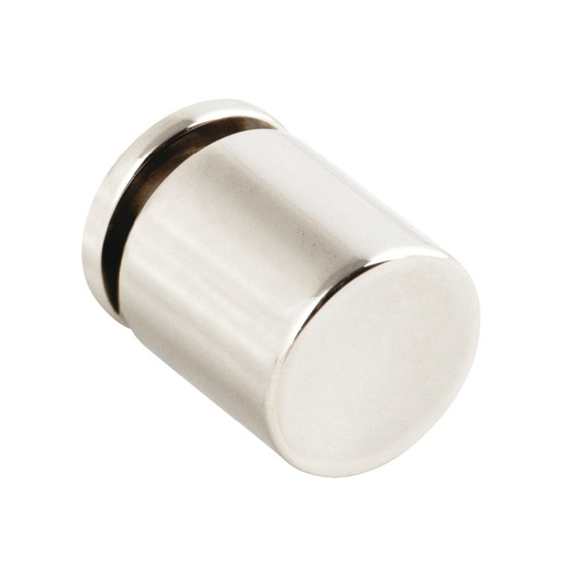 Bauhaus Knob Brass Pol Nkl D28x35mm