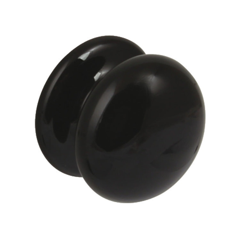 Victoria Knob Ceramic Black D38x30mm