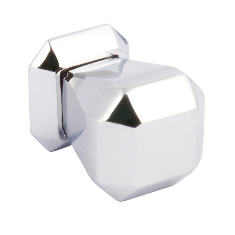 Tiffany Knob Brass Pol Chrome 42mm