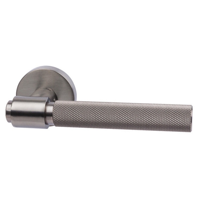 Axes-T Lever Hdls/Rd Rose 52mm ZA BN Blk