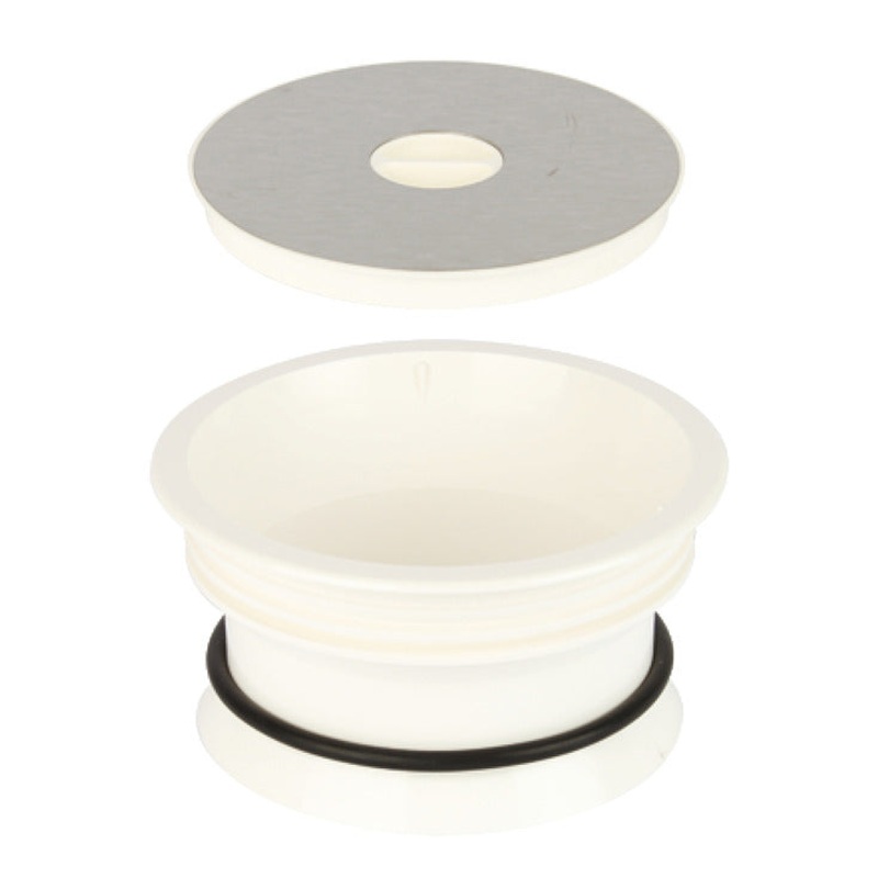 W/Top Bin Holder D168mm Pl Wht