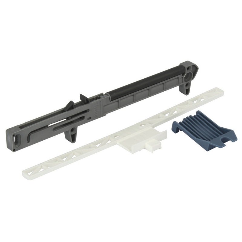 Soft Close Mechanism for Metal Drawers Grey