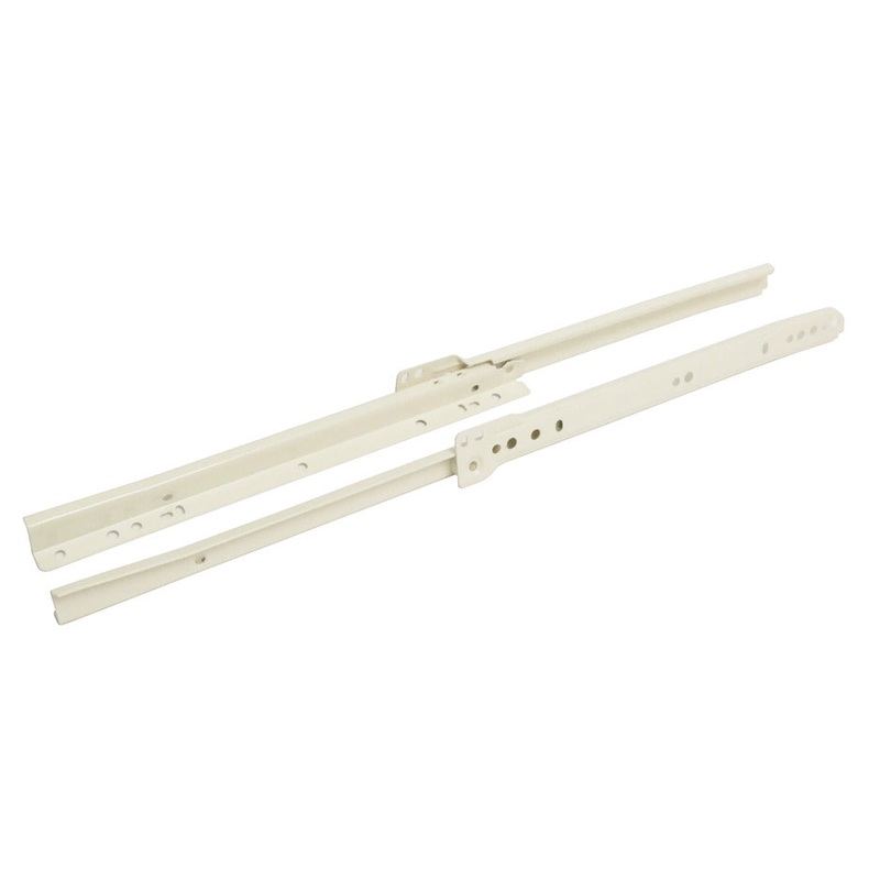 Roller Drawer Runner Sgl 25kg 550mm Blk 25pr
