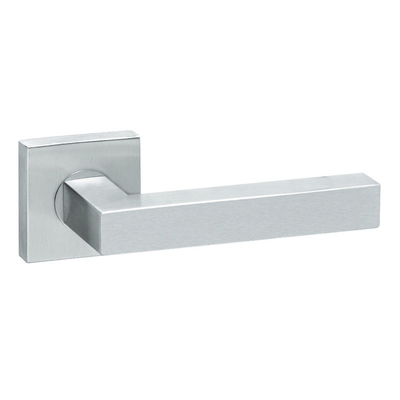 Tec Lever Hdls/Sqr Rose 50mm 304 SSS