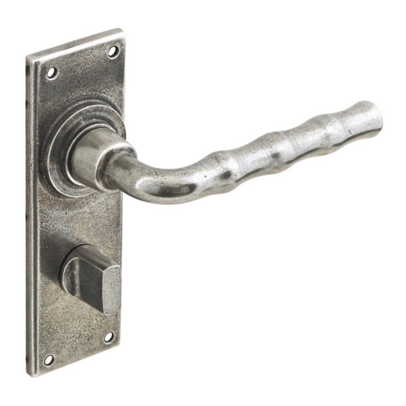 Takara Lever Hdls/Plt WC Lock Pewter