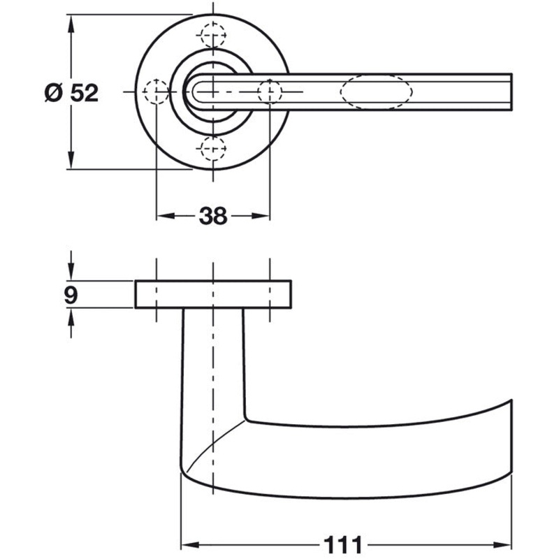 almanzor-lever-hdls-d52x111mm-za-pc_1 Almanzor Lever Hdls D52x111mm ZA PC