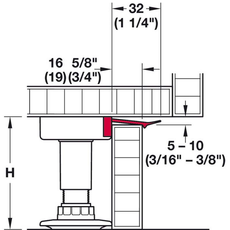 axilo-78-plinth-holder-19mm-plastic_1 AXILO 78 Plinth Holder 19mm Plastic