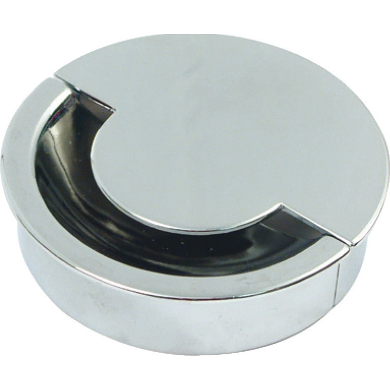 Cable Outlet 2Prt D80x22mm St PC