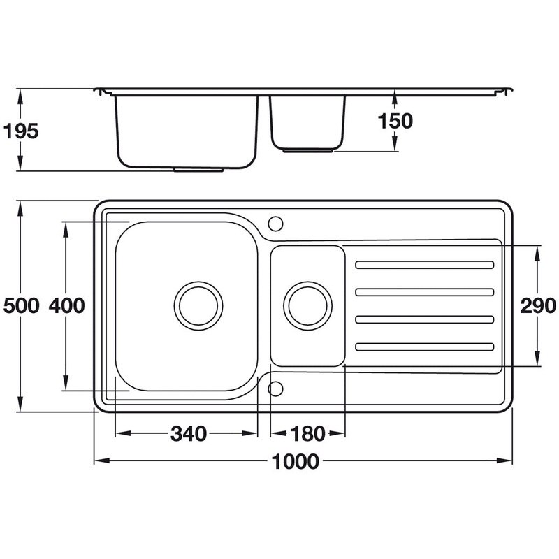 abbey-ss-1000mm-1-5b-sink-rev_1 Abbey SS 1000mm 1.5B Sink Rev