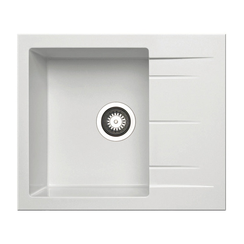 Alazia Granite 590mm 1.0B Inset Sink Wht
