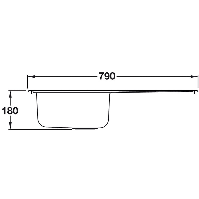 athena-790mm-pss-1-0b-inset-sink-uh_1 Athena 790mm PSS 1.0B Inset Sink UH