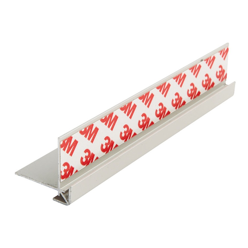 AluSplash Ext Corner 610mm Alu Silver