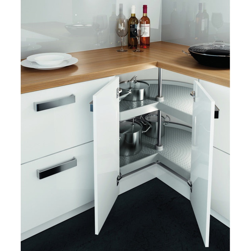 3/4 Carousel H667-713mm/D820mm Std White