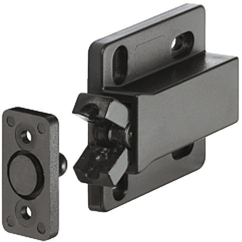 Compact Non Magnetic Catch 3kg Pl Black