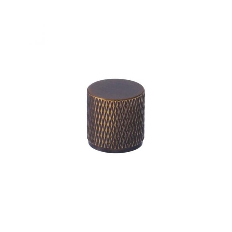 Alexander and Wilks Brunel Knurled Cupboard Knob