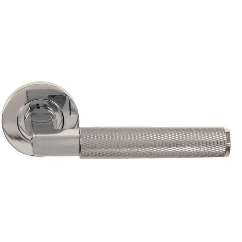 alexander-and-wilks-hurricane-knurled-lever-on-round-rose-pair_1 Alexander and Wilks Hurricane Knurled Lever on Round Rose – Pair
