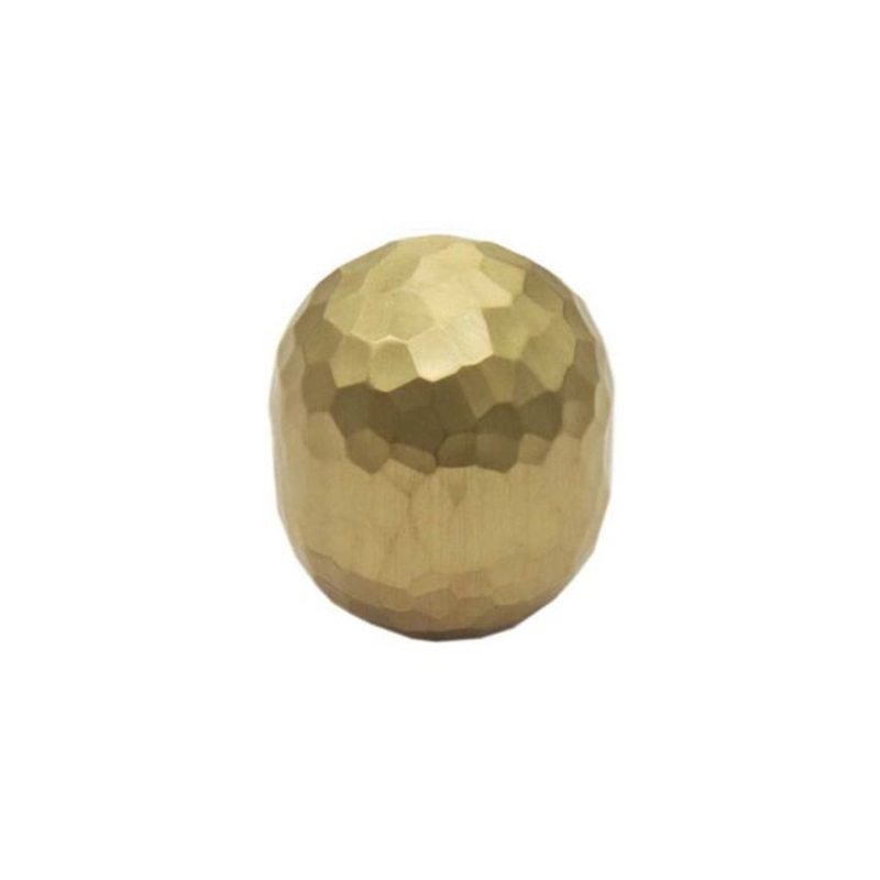 Alexander and Wilks Patrice Hammered Vertical Oval Cupboard Knob