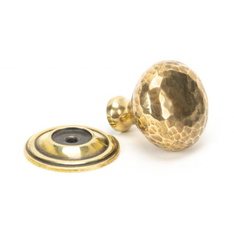aged-brass-hammered-mushroom-cabinet-knob-32mm_1 Aged Brass Hammered Mushroom Cabinet Knob 32mm