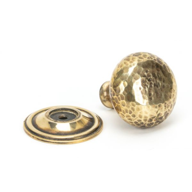aged-brass-hammered-mushroom-cabinet-knob-38mm_1 Aged Brass Hammered Mushroom Cabinet Knob 38mm