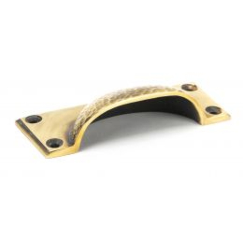 aged-brass-hammered-art-deco-drawer-pull_1 Aged Brass Hammered Art Deco Drawer Pull