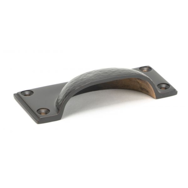aged-bronze-hammered-art-deco-drawer-pull_1 Aged Bronze Hammered Art Deco Drawer Pull
